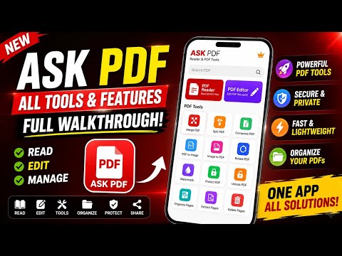 ASK PDF - Reader & PDF Tools