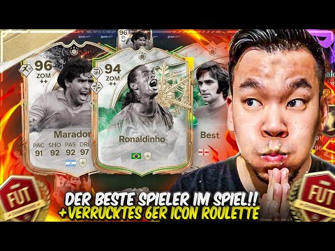 THE CRAZIEST 6-MAN ICON ROULETTE 😅 PRIME RONALDINHO IS THE BEST PLAYER IN THE GAME 🔥🔥 EAFC 26