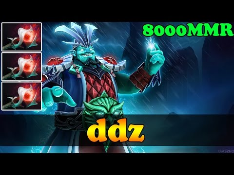 ddz 8000 MMR Plays Storm Spirit with 3 Orchid Malevolence - Dota 2