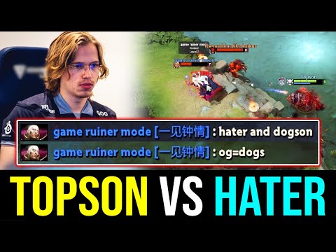 Topson MIRANA vs. HATER - You paused too early my dude! DOTA 2