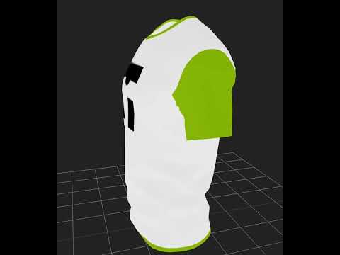 3D T-shirt mockup designer Video