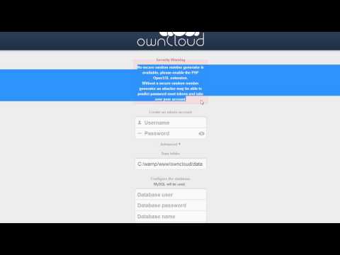 comment installer owncloud server