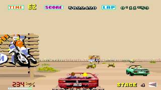 SEGA Outrun Arcade One Credit Clear