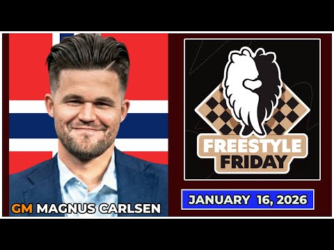 🔴 Magnus Carlsen | Freestyle Chess Friday 2025 | January 16, 2026 | chess.com