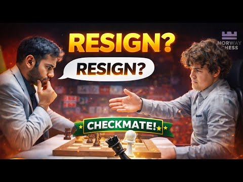 Unbelievable Checkmate! Arjun Defeats Magnus in Final Round