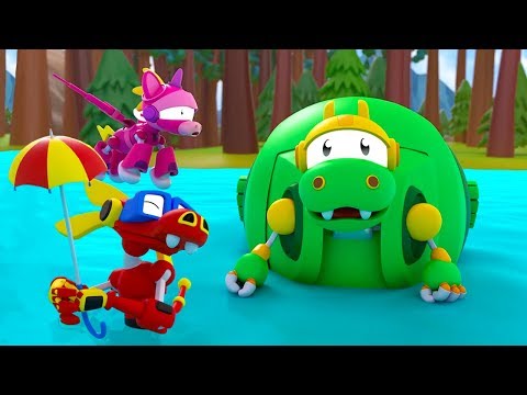 Mecanimais Brasil Português | Episódio 10: Rex Vai Pop! | desenhos para crianças