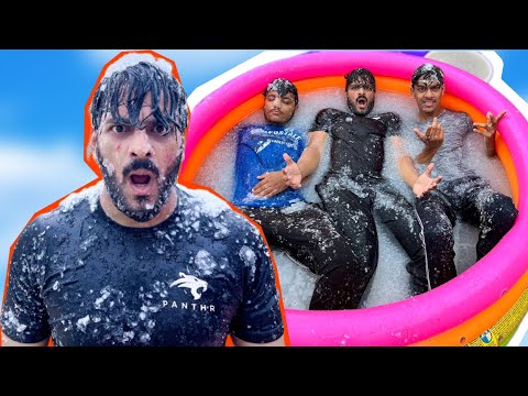 Baby Diapers se SNOW POOL❄️ Bna Lia 😍 Mishkat khan Comedy Vlog (The Fun Fin)
