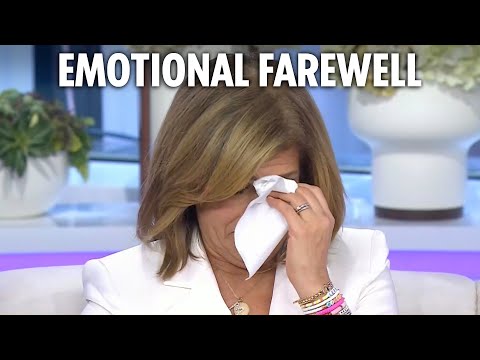 Hoda Kotb breaks down in tears and sobs ‘I'm a mess’ on her emotional last day ever at Today show