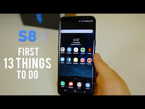 Samsung Galaxy S8: First 13 Things To Do After Unboxing! | Galaxy S8 Tips Video