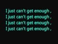 Depeche Mode - Just Can't Get Enough (Lyrics)