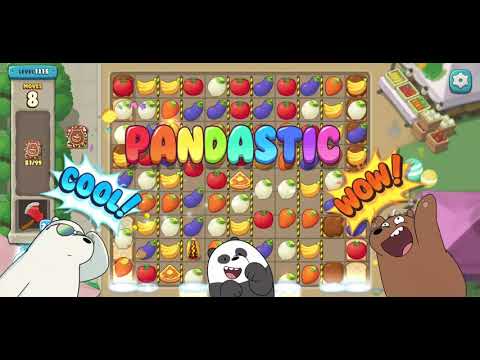 We Bare Bears Match3 Repairs Level 1115 - No Boosters