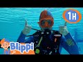 SD Scuba Diving Blippi Kids Songs Moonbug Kids