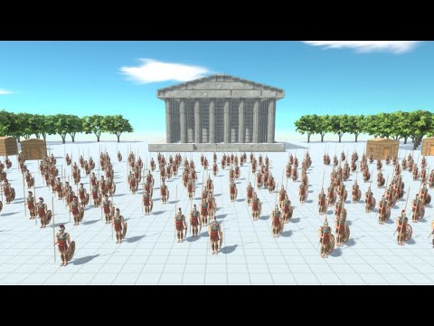 300 Spartans vs ALL TEAMS Animal Revolt Battle Simulator