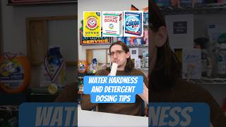 Laundry Detergent Dosing Tips (Water Hardness)