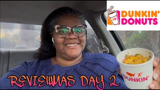 REVIEWMAS DAY 2: 🆕 DUNKIN DONUTS HASH BROWN BRISKET SCRAMBLE BOWL REVIEW #THEREVIEWQUEEN
