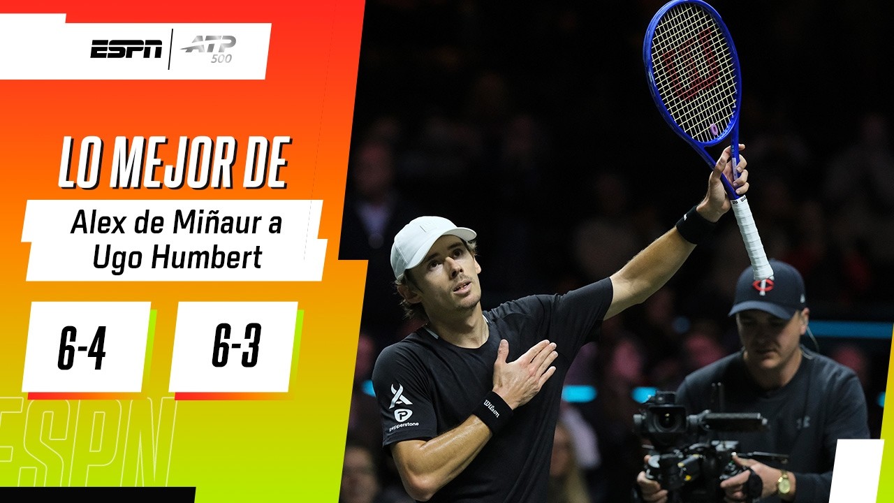DE MIÑAUR DERROTÓ EN SETS CORRIDOS A HUMBERT Y VA POR EL TÍTULO EN EL ATP 500 DE ROTTERDAM | RESUMEN