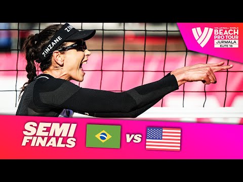 Barbara/Carol vs. Hughes/Kolinske - Semi-Final Highlights Jurmala 2022 #BeachProTour
