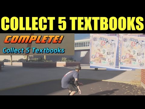 How to "Collect 5 TextBooks" School GOAL Challenge Location Guide - Tony Hawk Pro Skater 1+2