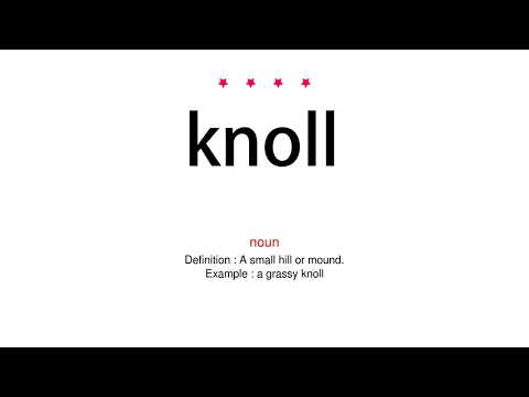 How to pronounce knoll - Vocab Today