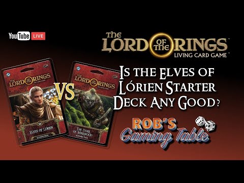Lord of the Rings Card Game Elves of Lórien Starter Deck Gameplay
