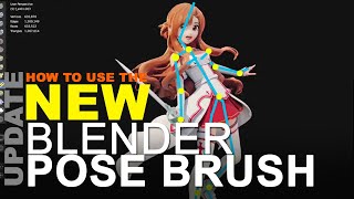 how to use the new blender sculpt pose brush