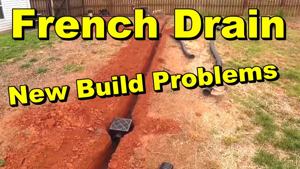 Correcting Developer New Build with French Drain