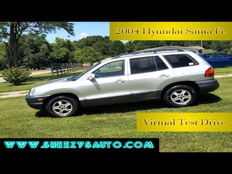 2004 Typhoon Silver Hyundai Santa Fe Virtual Test Drive
