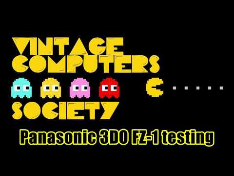 Testing the Panasonic 3DO model FZ-1 playing audio CD