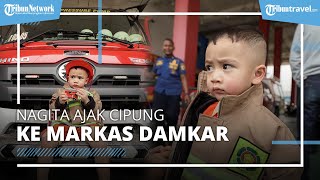 Rayyanza Cosplay Jadi Pemadam Kebakaran di Ultah ke-2