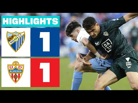 MÁLAGA CF 1 - 1 UD ALMERÍA I HIGHLIGHTS LALIGA HYPERMOTION