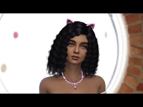sims4 alpha cc style download black girls female Samira Bouzid by Bonita100 Cas Video Preview