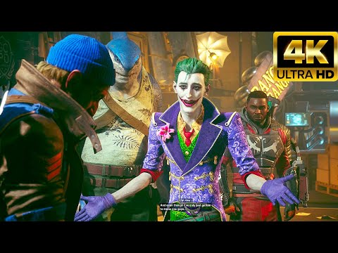 Joker Meets Everyone For First Time Scene - Suicide Squad Kill The Justice League