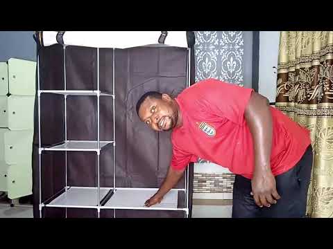 How to fix 2 in 1 portable wardrobe (Create Space In Your Room)