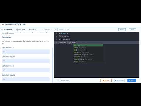 Reverse The Digits Coding Practice 1b