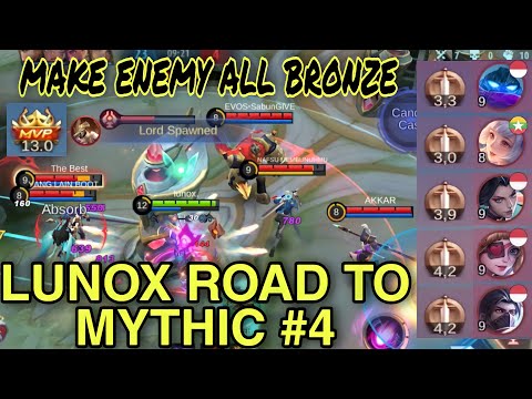 Lunox Road To Mythic - Lunox E - Lunox 2022 - Lunox Tutorial - Mobile Legends - Lunox Gameplay #61