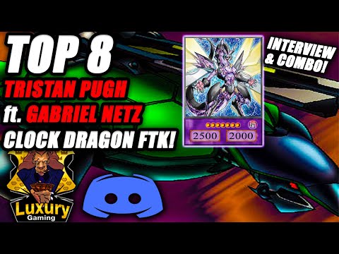 Yu-Gi-Oh! LCS Top 8 Clock Dragon FTK Deck Profile [Tristan Pugh ft. Gabriel Netz] Interview & Combo
