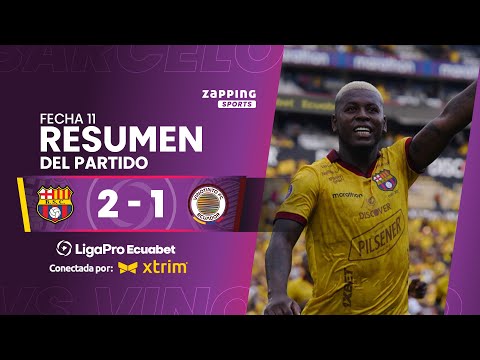 Barcelona SC 2 - 1 Vinotinto / Fecha 11 / LigaPro Ecuabet conectada por Xtrim