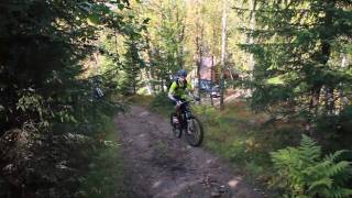 preview picture of video 'MTB Singletrack to Nonsbu, Tromsø'