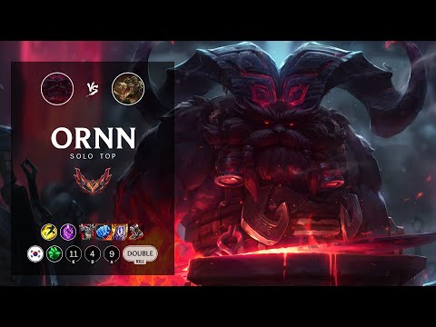 Ornn Top vs Renekton - KR Grandmaster Patch 12.13
