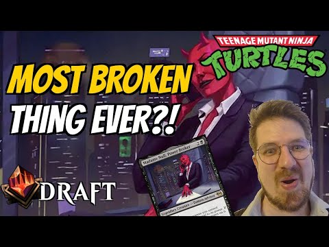 Most Broken Thing Ever?! | Ninja Turtles Draft | TMT Early Access | MTG Arena