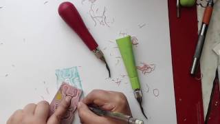 Stamp carving: SNOOPY