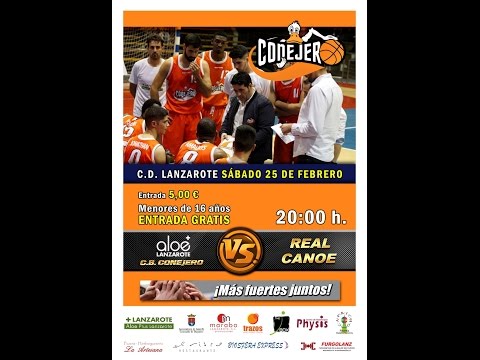Liga EBA - Grupo B (JDA 21): Aloe Plus Lanzarote Conejeros vs Real Canoe NC
