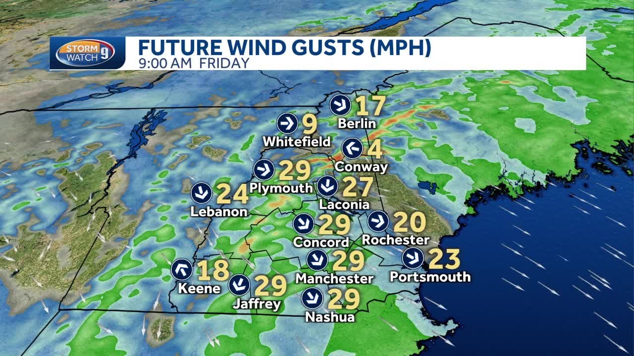 New Hampshire weather: Chance for light snow this weekend