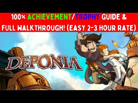 Deponia - 100% Achievement/Trophy Guide & Full Walkthrough!