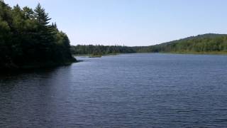 preview picture of video 'Wakely Dam - South View - Ceadar River Flow - Moose River Plains - Indian Lake New York'
