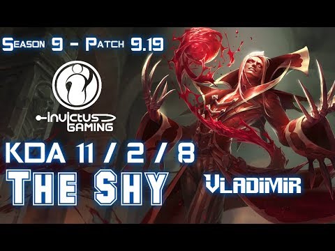 IG The Shy VLADIMIR vs GANGPLANK Top - Patch 9.19 EUW Ranked