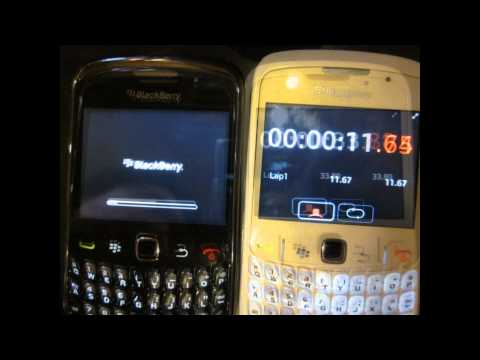 comment demarrer blackberry curve