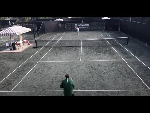 Dr Samuel Bride vs. Jimmy Connors. Jimmy still has it!