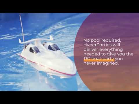 Remote Control Boat Racing Birthday Party