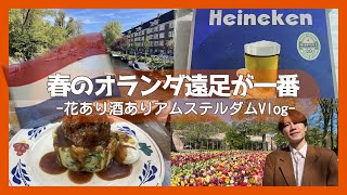アムステルダムでチューリップ見て、ビールを飲む【オランダ前編】